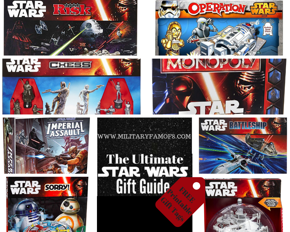 The Star Wars Ultimate Gift Guide and Free Printable Gift Tags. What gift to buy a Star Wars fan? Best Star Wars gifts to give? 