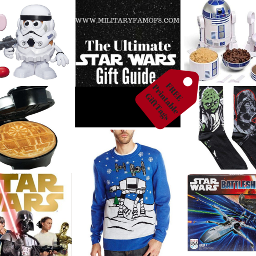 The Star Wars Ultimate Gift Guide and Free Printable Gift Tags. What gift to buy a Star Wars fan? Best Star Wars gifts to give?