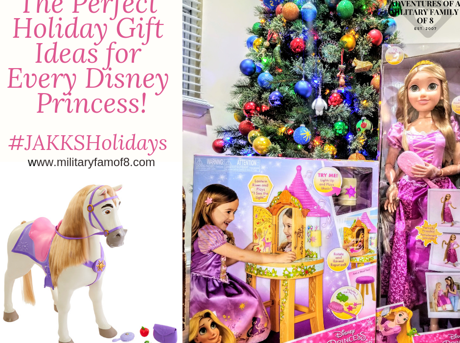 The Perfect Holiday Gift Ideas for Every Disney Princess! Gift guide for little girls. Disney Princess gift guide for a great Christmas #JAKKSHolidays