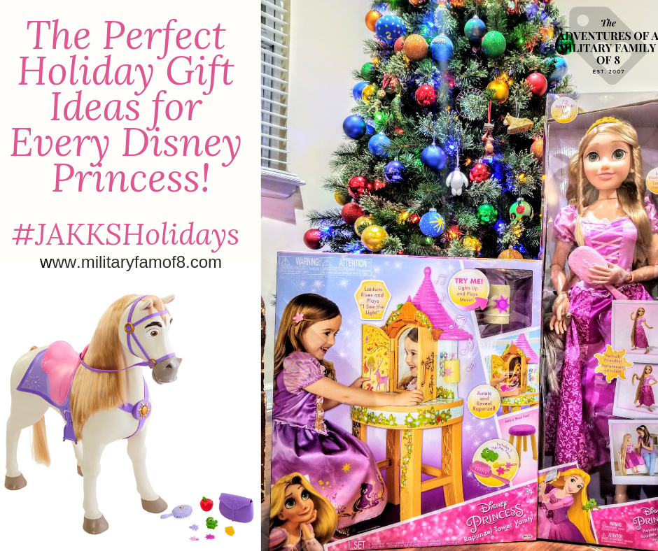 The Perfect Holiday Gift Ideas for Every Disney Princess! Gift guide for little girls. Disney Princess gift guide for a great Christmas #JAKKSHolidays