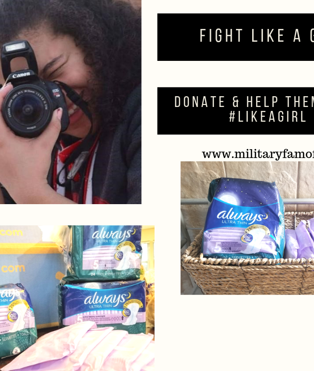 Fight like a girl- Donate & Help Them Live #LikeaGirl @Always is helping to #endperiodpoverty by donating to 50 teams across the US. Learn how you can help! smarturl.it/WalmartAlways