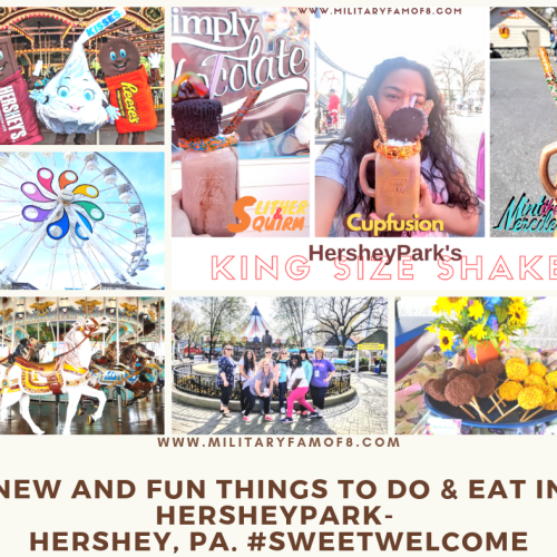 What New and Fun Things To Do & Eat in HersheyPark- Hershey, Pa.? Visiting Hershey Park and need ideas on what to do? Be ready for a #SweetWelcome. From the newest food creations to the upcoming newest ride, it's all here!