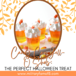 Get into the spirit of things with these Candy Corn Jell-O Shots! The Perfect Halloween Treat! They're perfect for kids & adults!