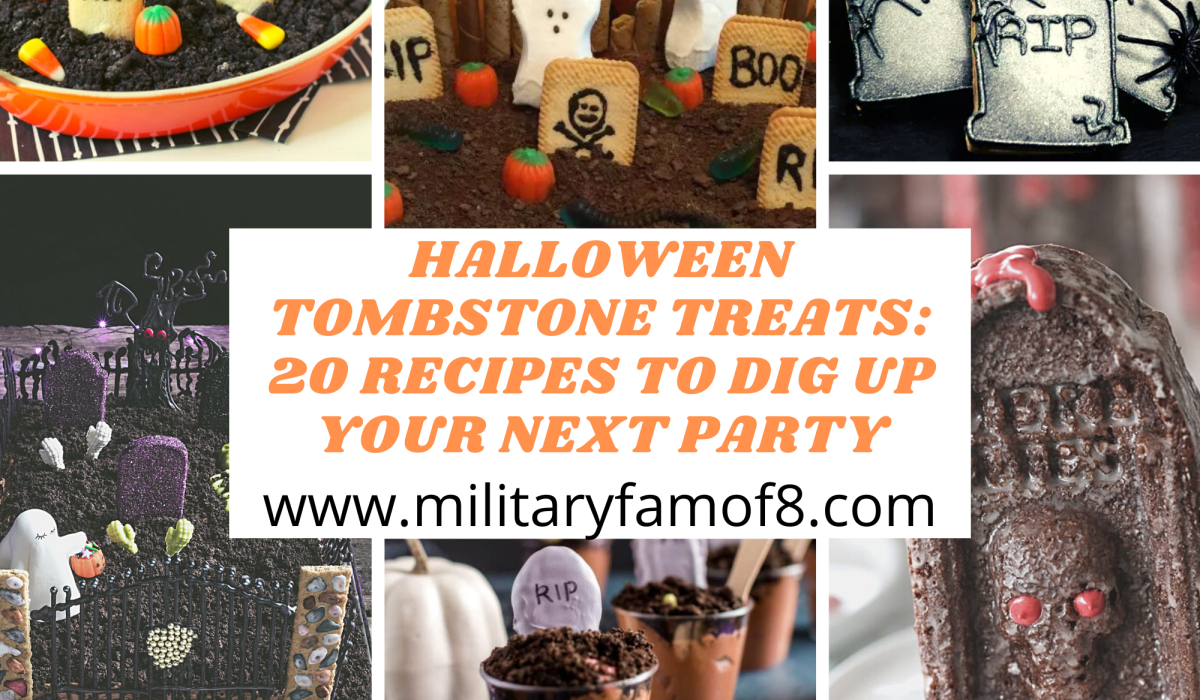 Find out what things you can make with these easy Halloween Tombstone Treats: 20 Recipes to Dig Up Your Next Party recipes! To die for!