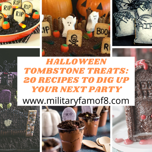 Find out what things you can make with these easy Halloween Tombstone Treats: 20 Recipes to Dig Up Your Next Party recipes! To die for!