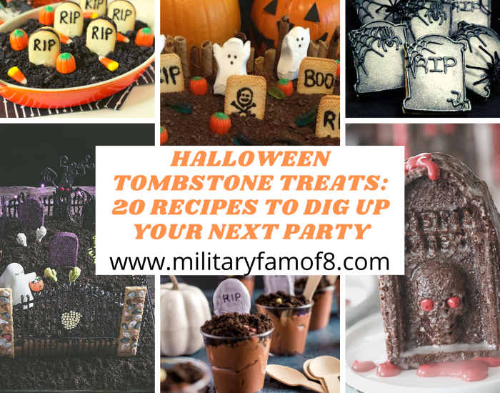 Halloween Tombstone Treats: 20 Recipes to Dig Up Your Next Party