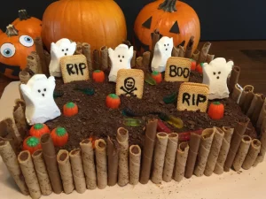 Find out what things you can make with these easy Halloween Tombstone Treats: 20 Recipes to Dig Up Your Next Party recipes! To die for!