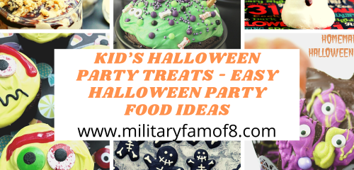 Kid’s Halloween Party Treats – Easy Halloween Party Food Ideas