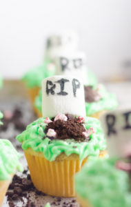 Find out what things you can make with these easy Halloween Tombstone Treats: 20 Recipes to Dig Up Your Next Party recipes! To die for!